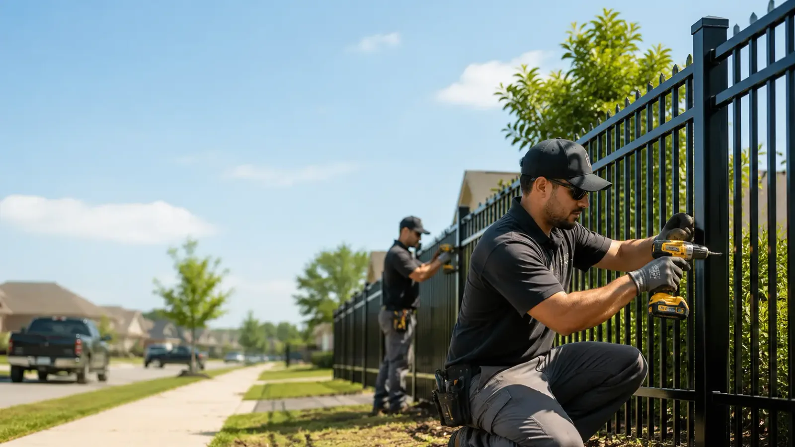 Metal Fence Installation in Grapeville, PA